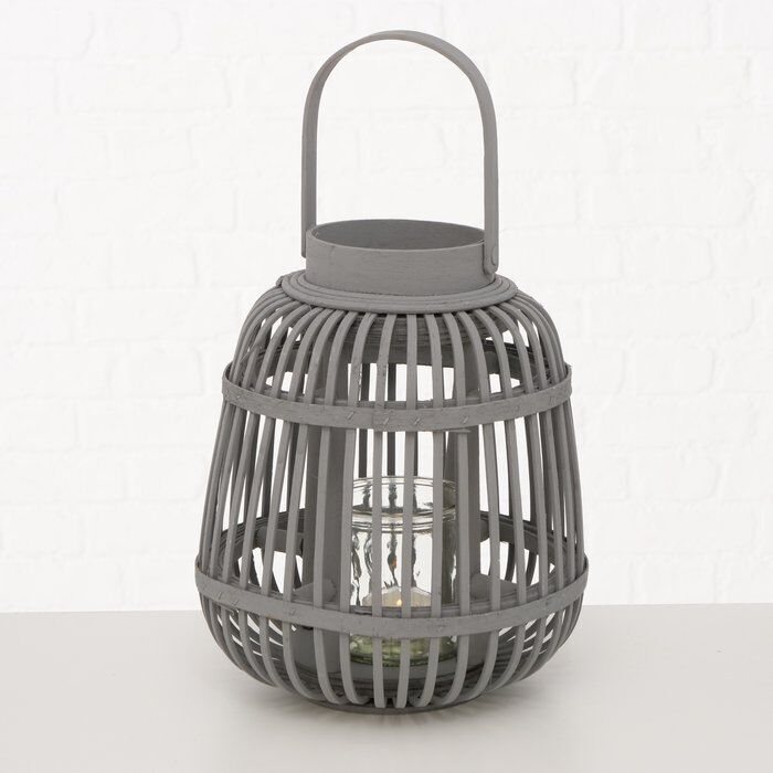 Produktbild Windlicht Taneja 24cm grau – Hauptansicht