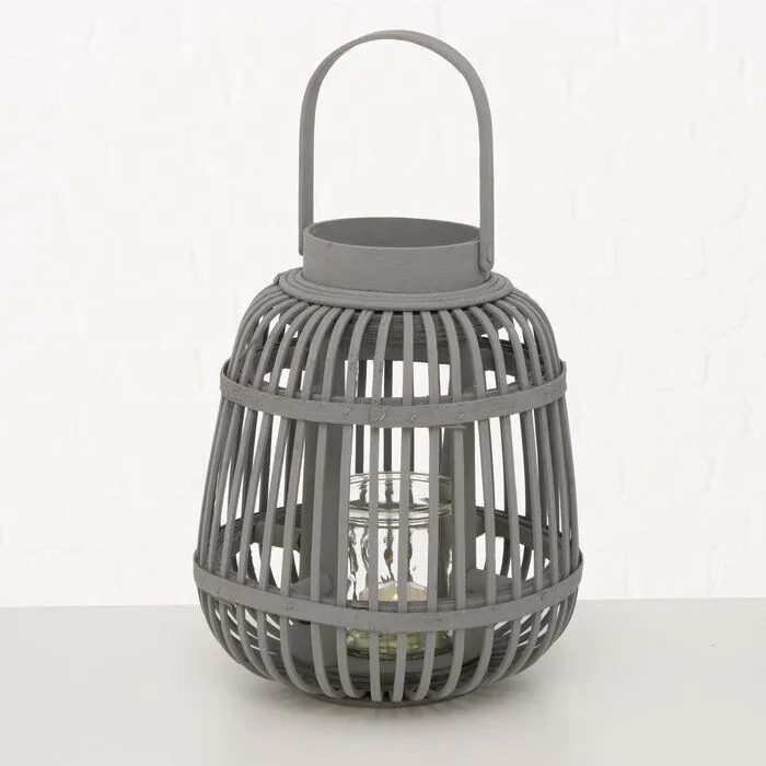 Produktbild Windlicht Taneja 24cm grau – Hauptansicht