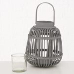 Windlicht Taneja 24cm grau – Produktansicht