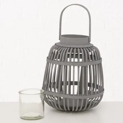 Windlicht Taneja 24cm grau – Produktansicht