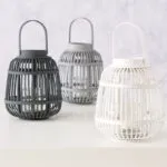 Windlicht Taneja 24cm grau – Produktansicht