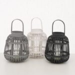 Windlicht Taneja 24cm grau – Produktansicht