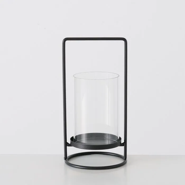 Produktbild Windlicht Timko schwarz 20cm – Hauptansicht
