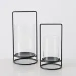 Windlicht Timko schwarz 25cm – Produktansicht