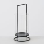 Windlicht Timko schwarz 25cm – Produktansicht