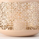 Windlicht Vilana altrosa 17cm – Produktansicht
