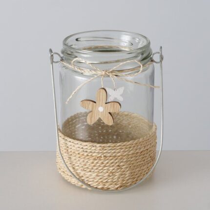 Windlicht Weavy Blume 11cm – Hauptansicht