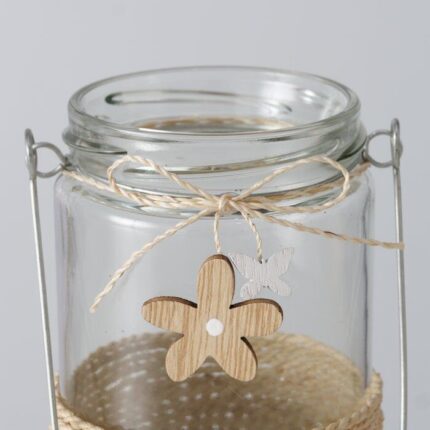 Windlicht Weavy Blume 11cm – Produktansicht