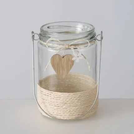 Windlicht Weavy Herz 11cm – Hauptansicht