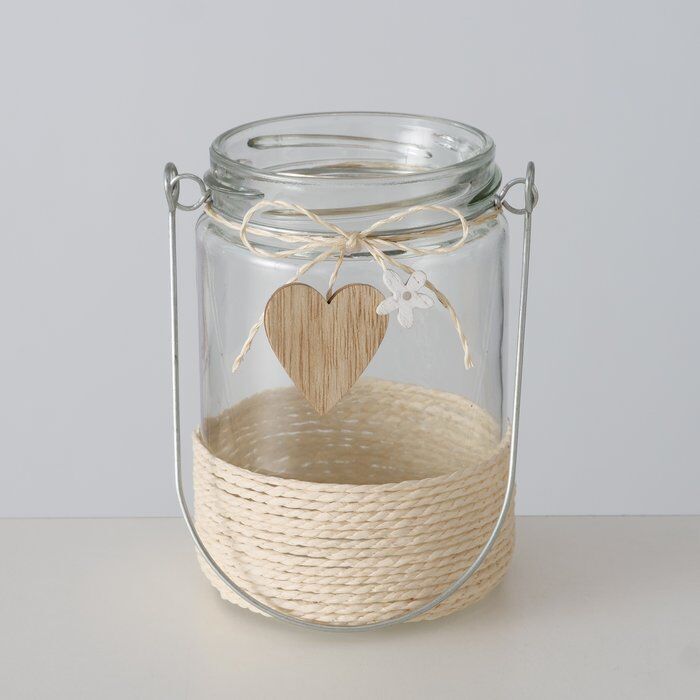 Produktbild Windlicht Weavy Herz 11cm – Hauptansicht