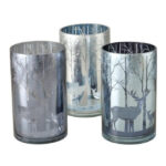 Windlicht Winta 20cm hellblau – Produktansicht