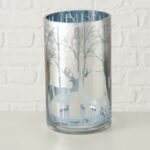 Windlicht Winta 20cm silber – Hauptansicht