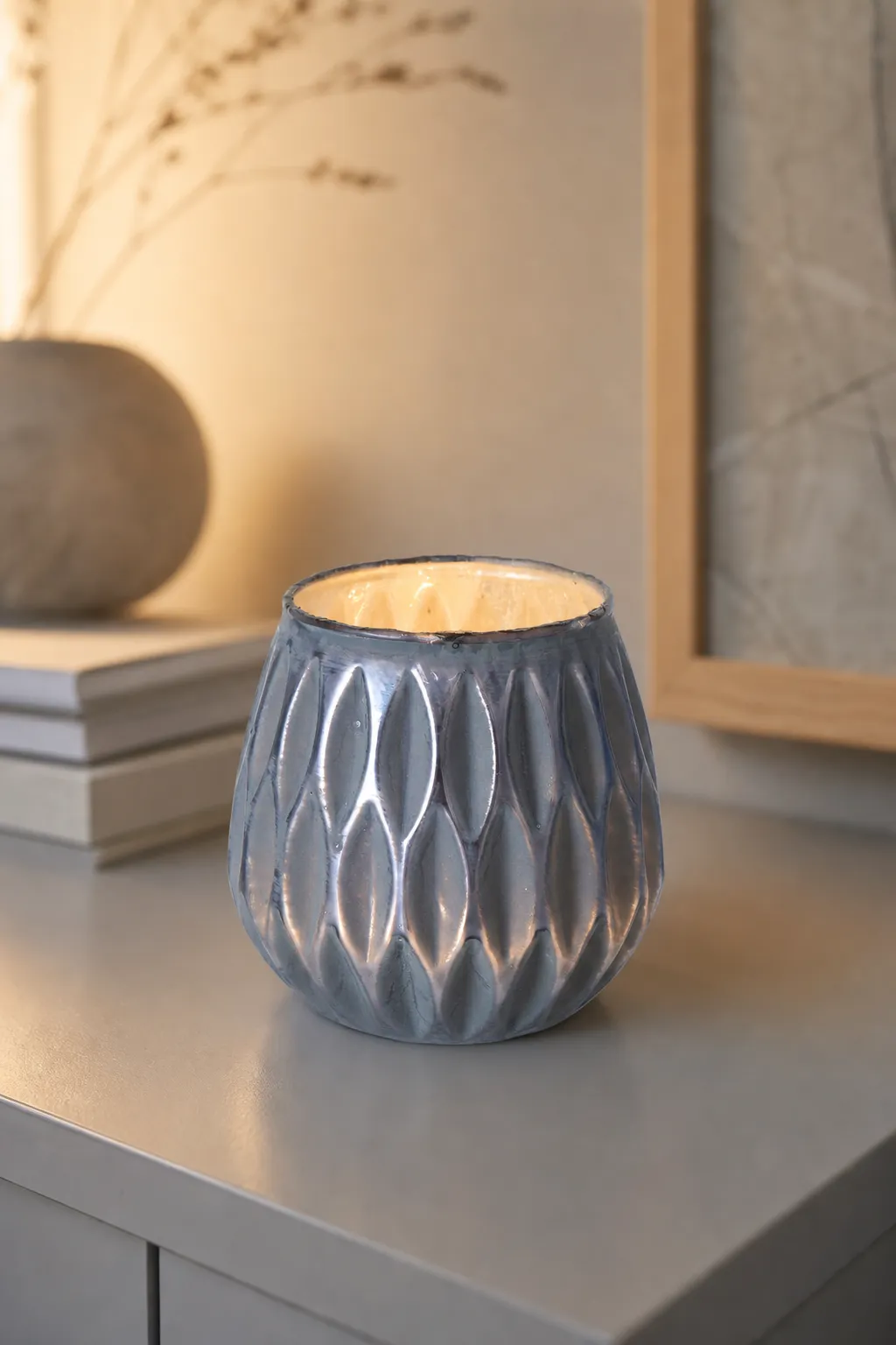 Windlicht Yamuna 9cm Design 2 – Stimmungsbild Windlicht Yamuna 9cm Design 2 in einer stimmungsvollen Anwendungsszene