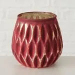 Windlicht Yamuna 9cm rot Variante 2 – Hauptansicht