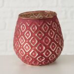 Windlicht Yamuna 9cm rot Variante 3 – Hauptansicht
