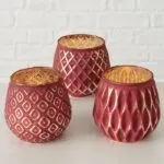 Windlicht Yamuna 9cm rot Variante 1 – Produktansicht
