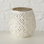 Windlicht Yamuna 9cm weiß Variante 3 – Hauptansicht