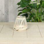 Windlicht mit Kordeldekor 10cm – Produktansicht