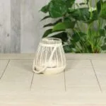 Windlicht mit Kordeldekor 10cm – Produktansicht