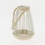 Windlicht mit Kordeldekor 22cm – Hauptansicht