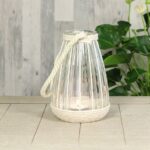 Windlicht mit Kordeldekor 22cm – Produktansicht