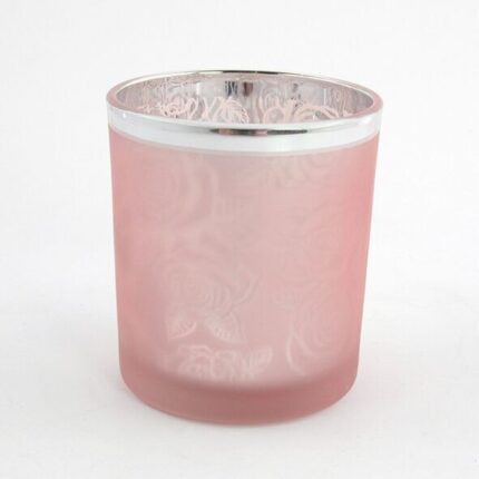 Windlicht rosa Rosendesign S – Hauptansicht