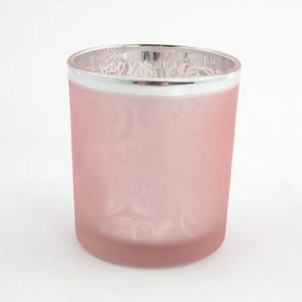 Windlicht rosa Rosendesign S – Hauptansicht