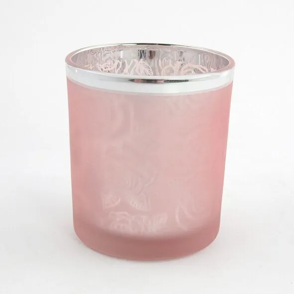 Produktbild Windlicht rosa Rosendesign S – Hauptansicht