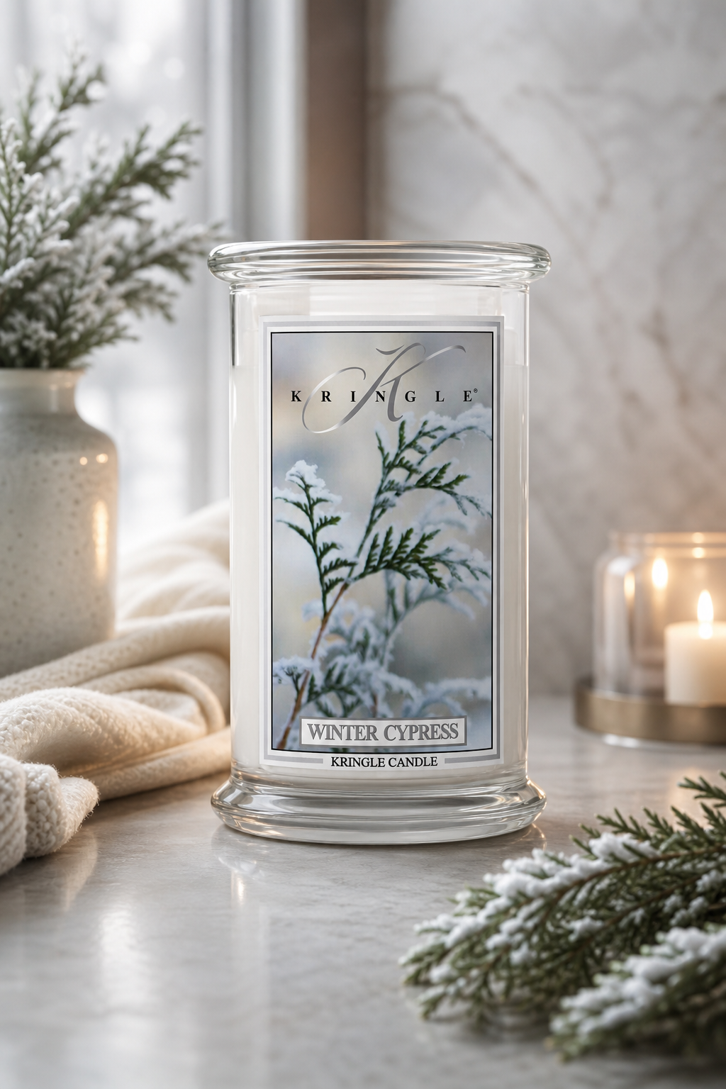 Winter Cypress 623g in einer stimmungsvollen Anwendungsszene
