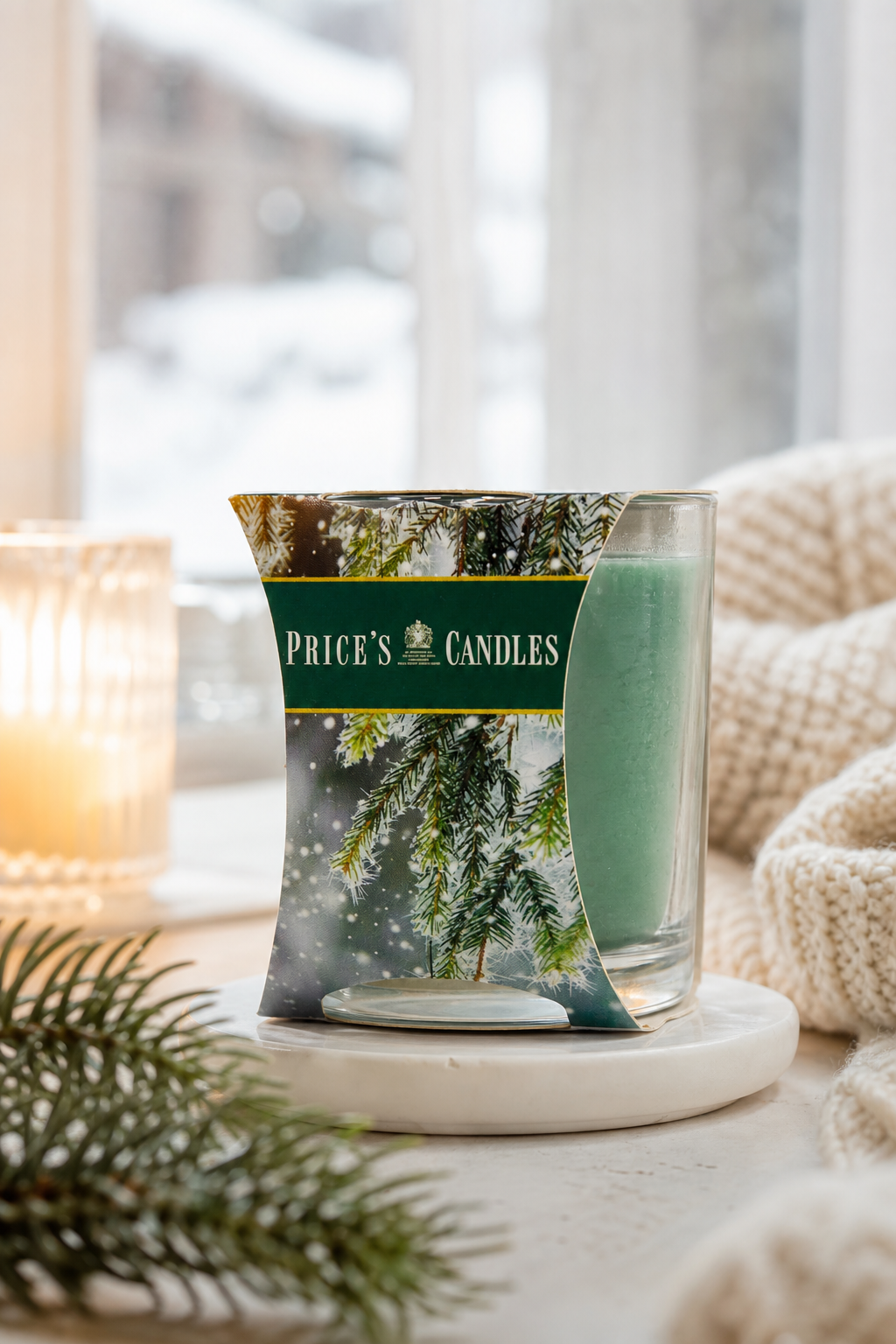 Winter Spruce 170g – Stimmungsbild Winter Spruce 170g in einer stimmungsvollen Anwendungsszene