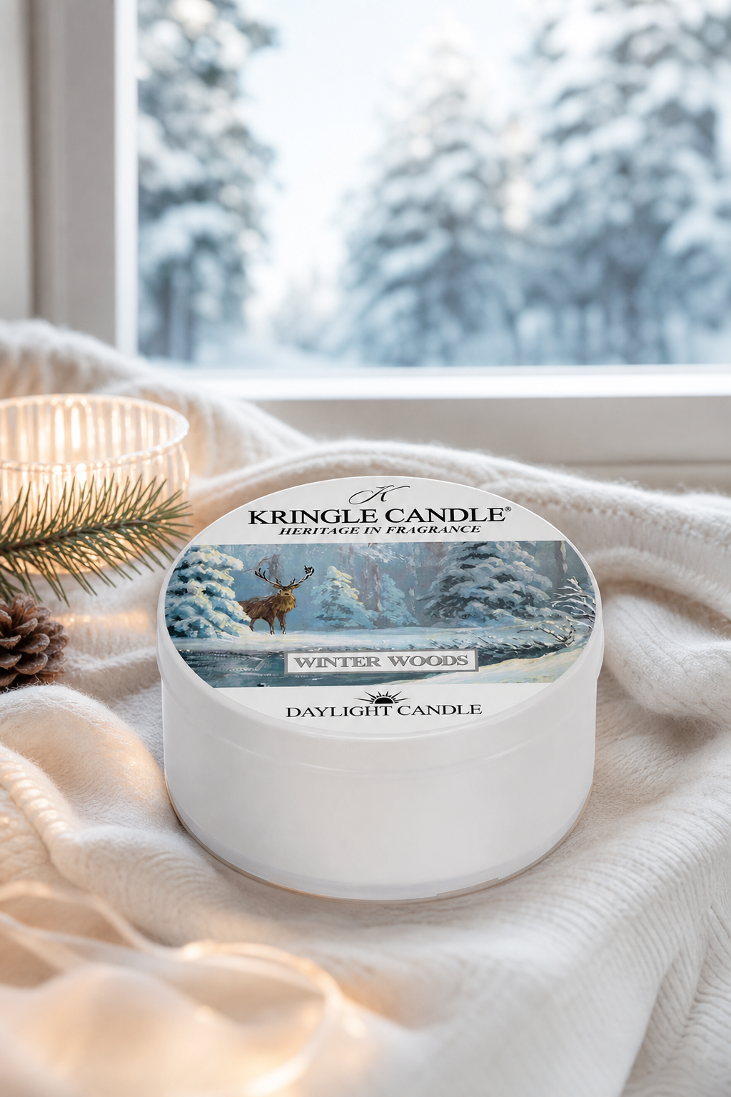 Winter Woods Daylight 42g in einer stimmungsvollen Anwendungsszene