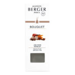 Maison Berger Paris Verpackung für Bouquet Winter Joy mit Gewürz- und Fruchtmotiv