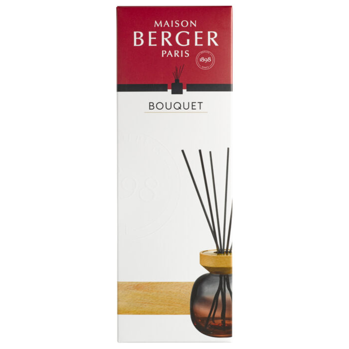 Frontansicht der Maison Berger Paris Verpackung mit Bouquet-Diffuser
