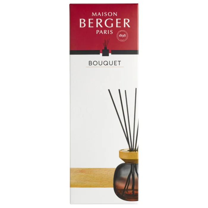 Frontansicht der Maison Berger Paris Verpackung mit Bouquet-Diffuser