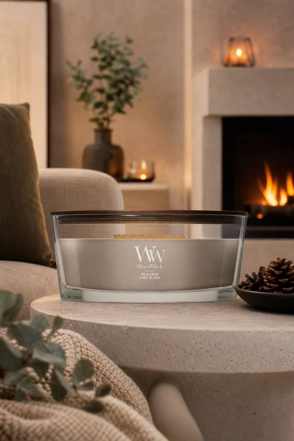 Wood Smoke 454g in einer stimmungsvollen Anwendungsszene