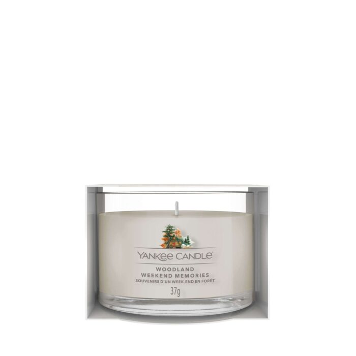 Woodland Weekend Memories 37g Glasvotivkerze – Produktansicht