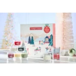 Yankee Candle Geschenkset mit neun Mini-Votivkerzen und weihnachtlicher Verpackung