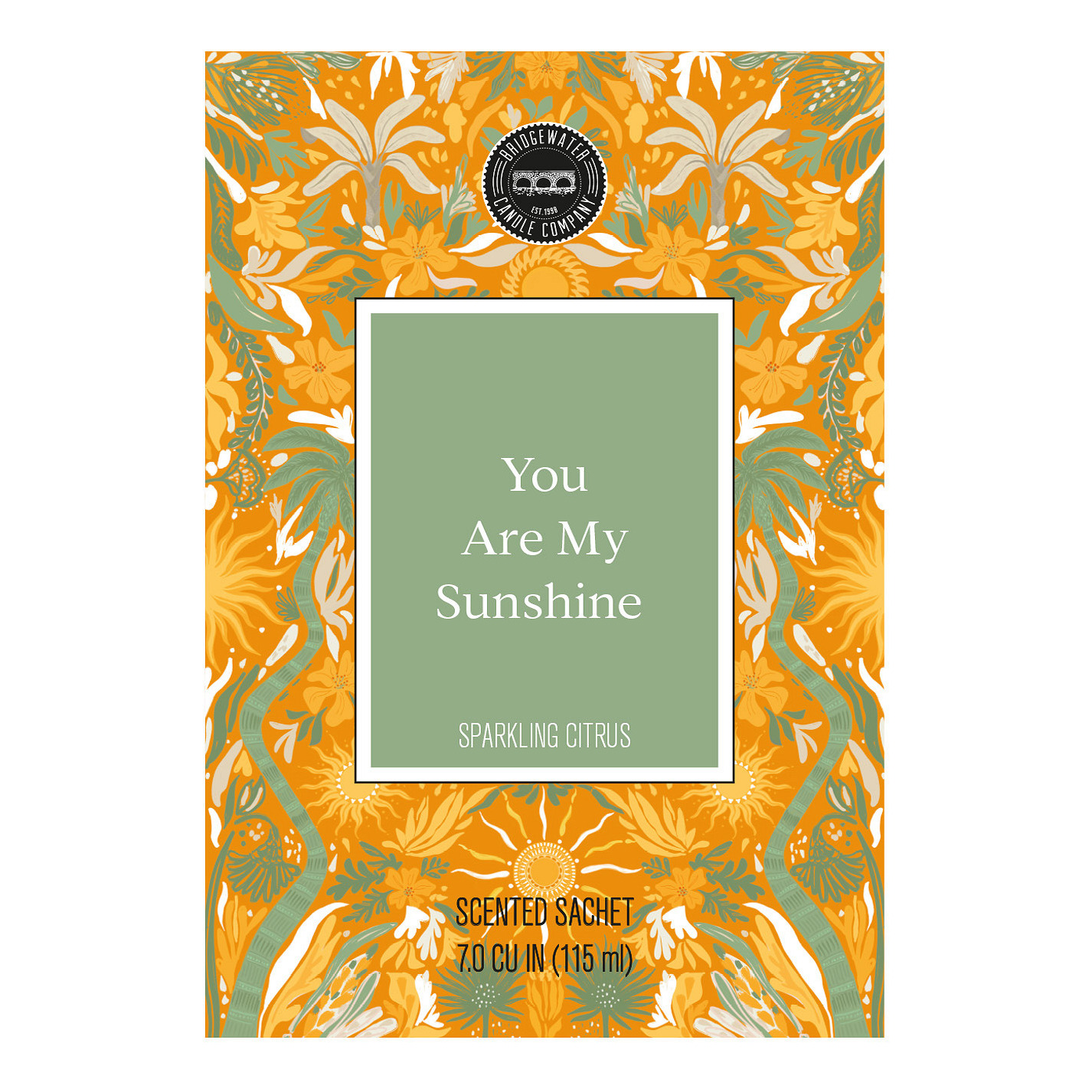 You Are My Sunshine Duftsachet Bedrucktes Bridgewater Duftsachet You Are My Sunshine mit Sparkling Citrus Aufdruck