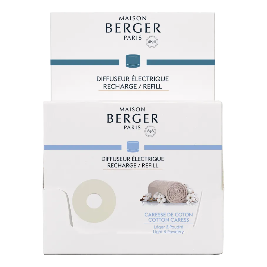 Nachfüller Cotton Caress Maison Berger Verpackung für elektrischen Diffuser-Nachfüller Cotton Caress