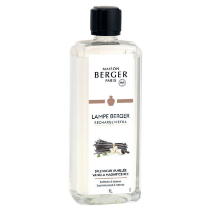 Maison Berger Lampe Berger Nachfüllflasche mit Vanillemotiv und 1-Liter-Angabe