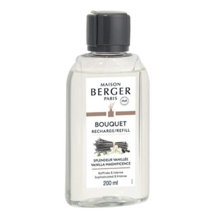 Flasche Maison Berger Paris Bouquet Refill Splendeur Vanillée mit schwarzem Verschluss