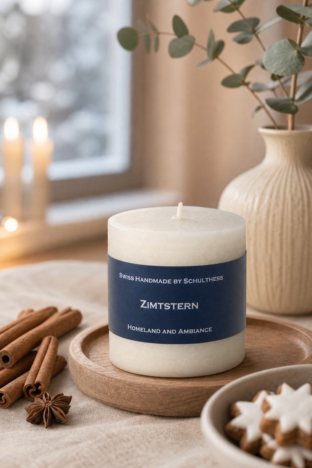 Zimtstern 250g in einer stimmungsvollen Anwendungsszene