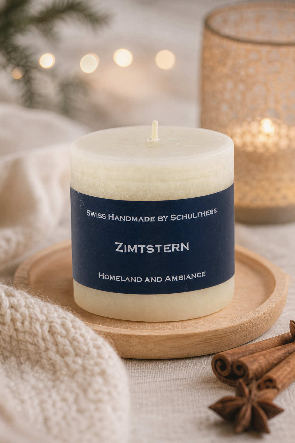 Zimtstern 400g in einer stimmungsvollen Anwendungsszene