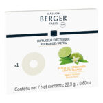Verpackung des Maison Berger Nachfüllers mit Zitronenblüte-Abbildung
