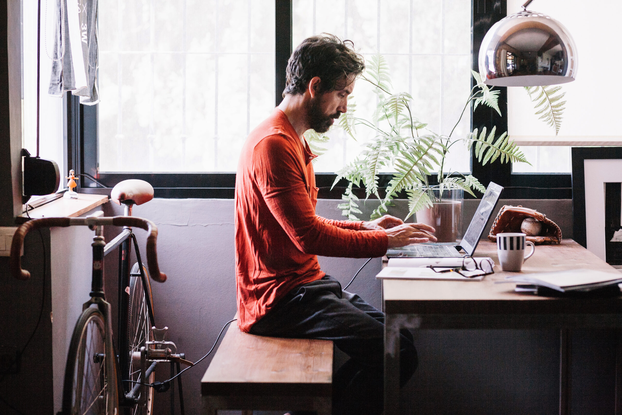 man-working-desk