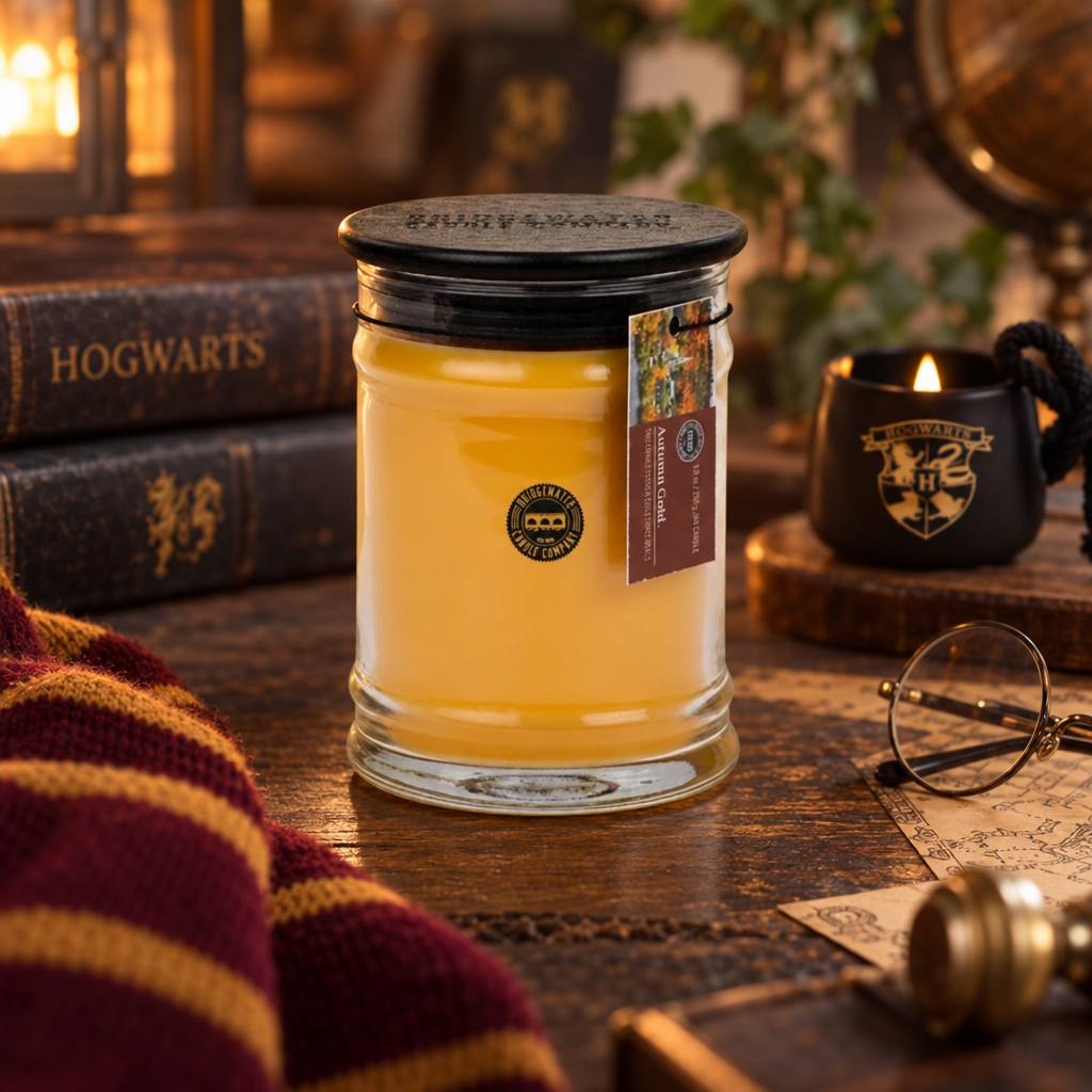 Hogwarts Cup Harry Potter™ Duftkerze 275g in natürlicher, hochwertiger Umgebung