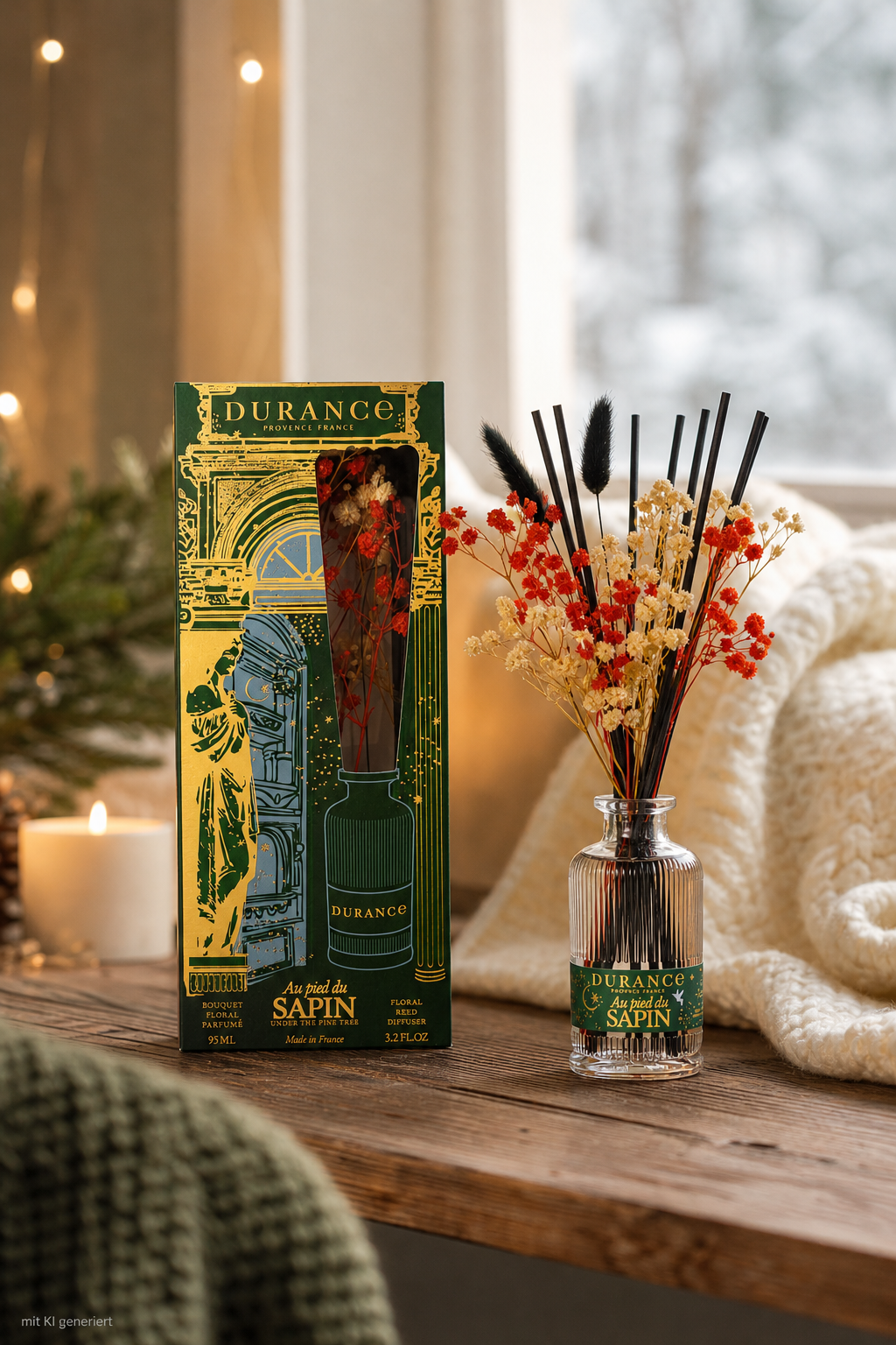 Duftstrauss 95 ml Am Tannenbaum von Durance – Stimmungsbild Duftstrauss 95 ml Am Tannenbaum von Durance – Produktansicht