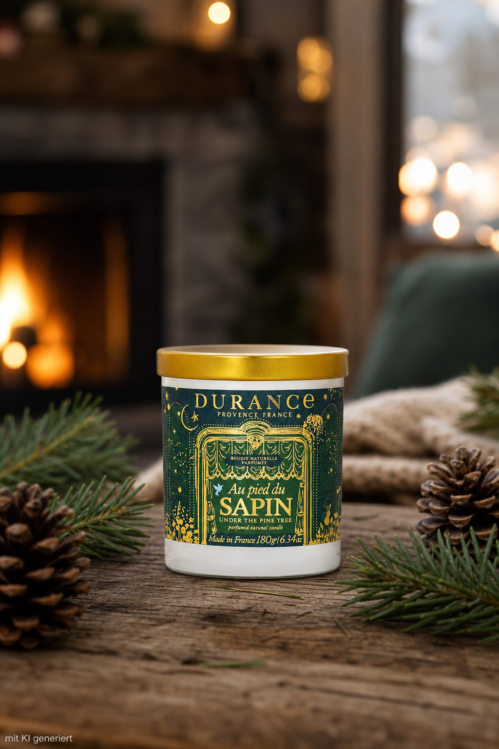 Durance Natürliche Duftkerze Am Tannenbaum 180g – Stimmungsbild Durance Natürliche Duftkerze Am Tannenbaum 180g – Produktansicht