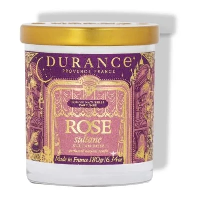 Durance Natürliche Duftkerze Edelrose 180g – Hauptansicht