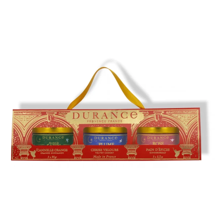 Geschenkset Duftkerzen 3x90g Am Tannenbaum, Ballerina, Edelrose – Optimiertes Produktbild Geschenkset Duftkerzen 3x90g Am Tannenbaum, Ballerina – Hauptansicht